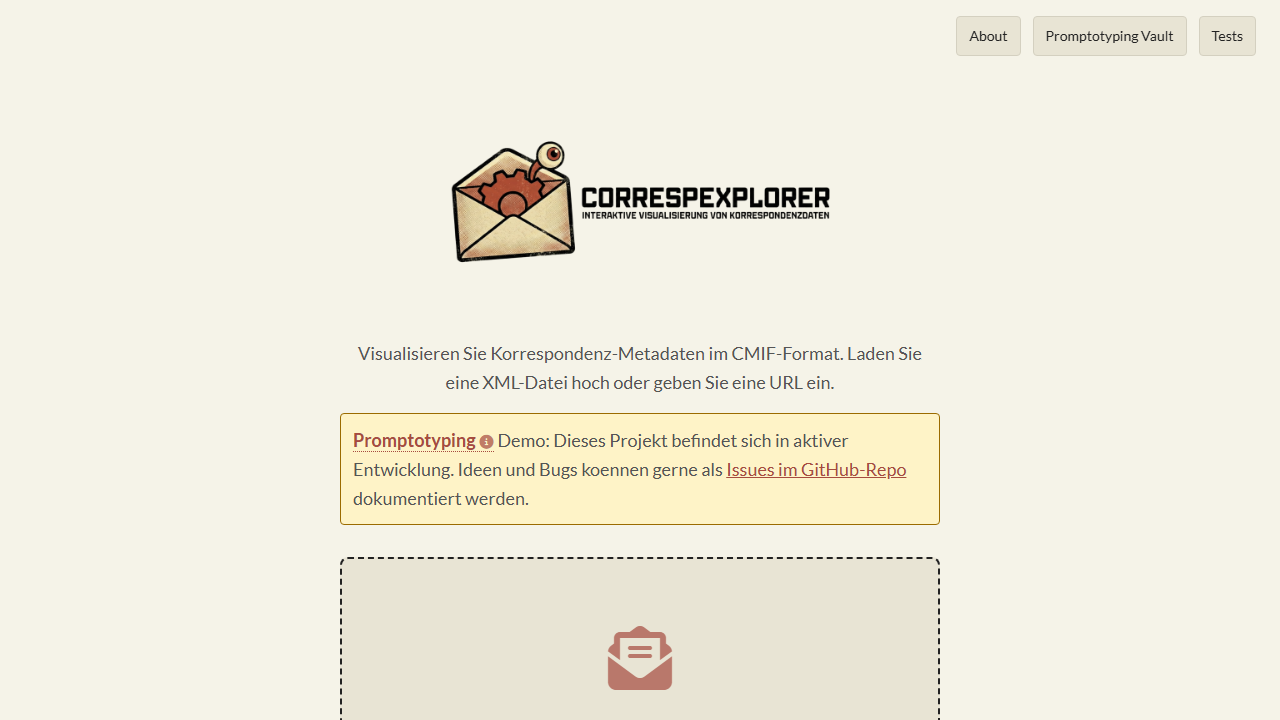 CorrespExplorer